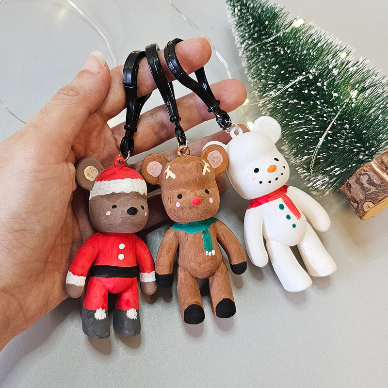 corporate workshop christmas art jam painting bear ornament reindeer snowman santa singapore