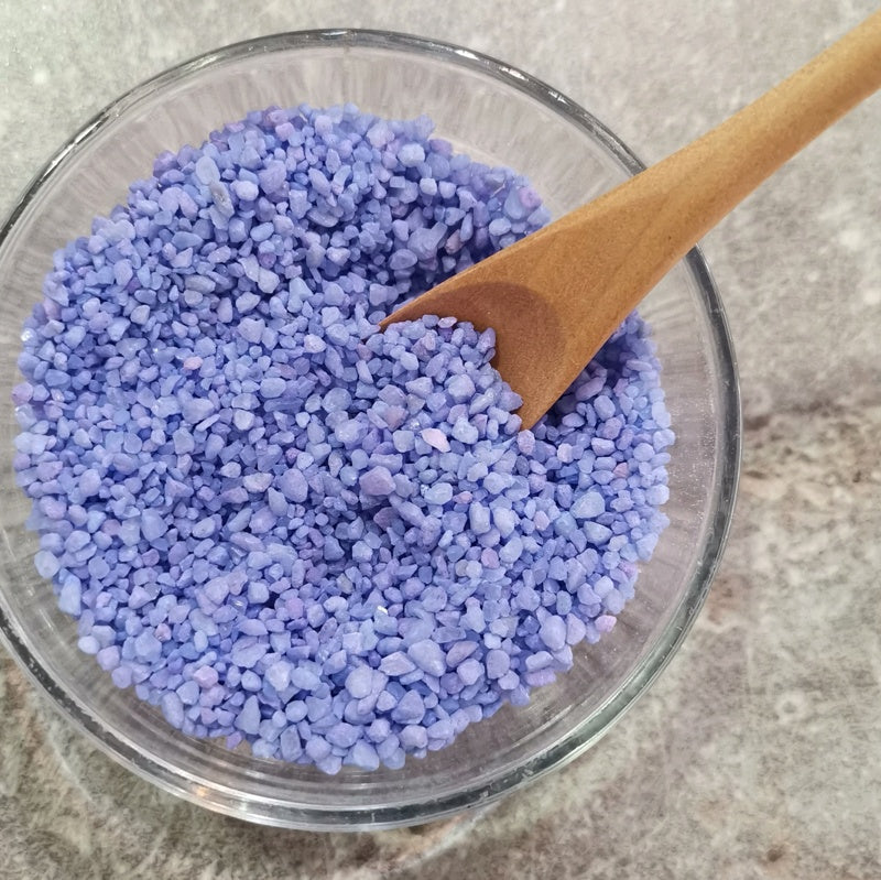 Purple-blue Colored Sand