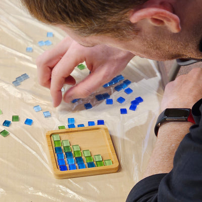make your own mosaic coaster workshop singapore corporate team building mental wellness