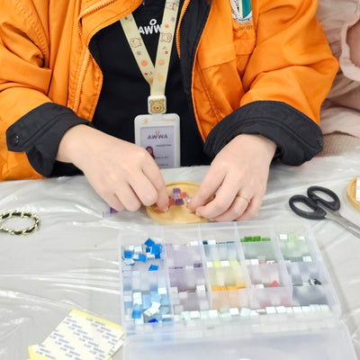 make your own mosaic coaster workshop singapore corporate team building mental wellness