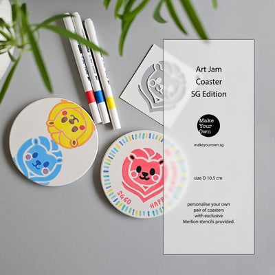 Corporate Art Jam - Coasters SG Edition