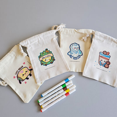 make your own corporate workshop Singapore national day SG60 event heritage merlion art jam pouch painting activity event coloring fun