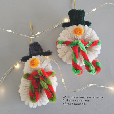 make your own corporate workshop Singapore Christmas wire art chenille pipe cleaner craft plushie ornament bauble bag charm