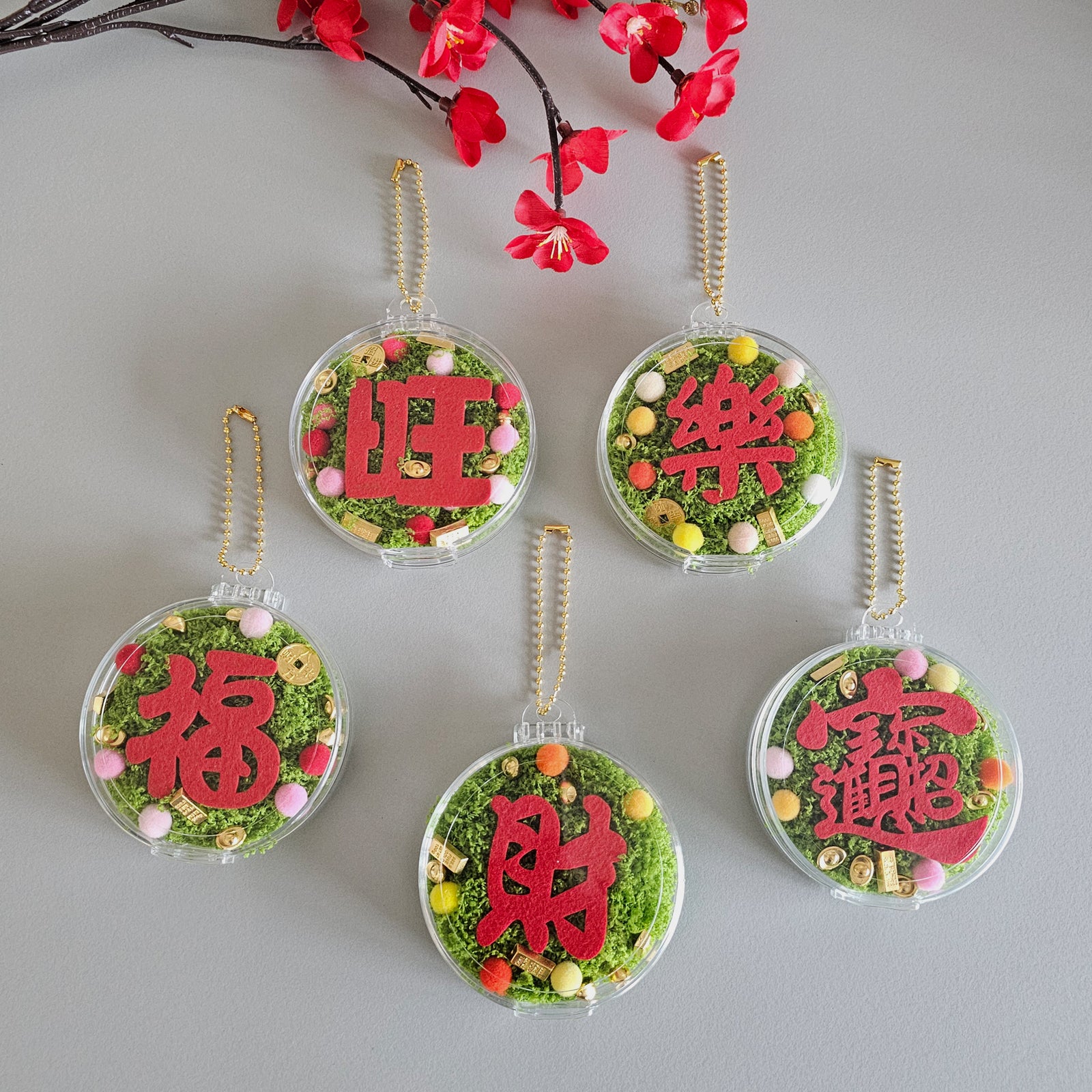 make your own event booth fringe activity chinese new year keychain Singapore