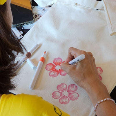 art jam tote bag event booth fringe activity make your own Singapore