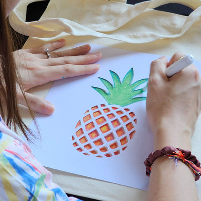 art jam tote bag event booth fringe activity make your own Singapore