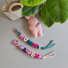 make your own event booth fringe activity Singapore Children's Day kids friendly alphabet bag charm DIY paracord keychain Family Day Product launch