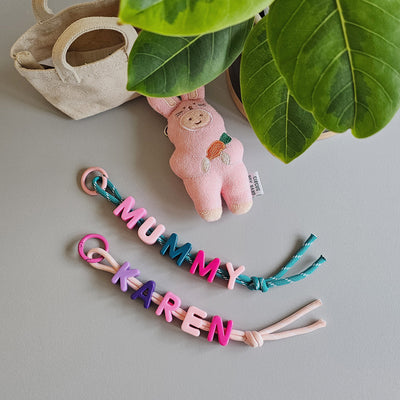 make your own event booth fringe activity Singapore Children's Day kids friendly alphabet bag charm DIY paracord keychain Family Day Product launch