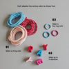 make your own event booth fringe activity Singapore Children's Day kids friendly alphabet bag charm DIY paracord keychain Family Day Product launch