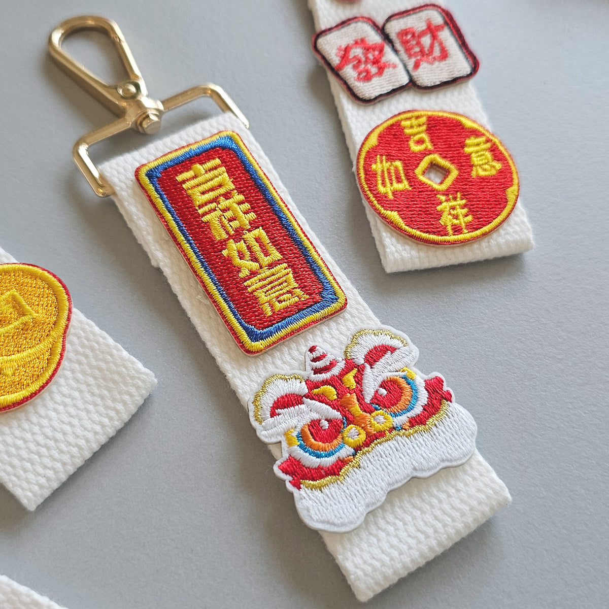 Chinese New Year make your own event booth fringe activity bag tag charm embroidery patches customise your own Singapore