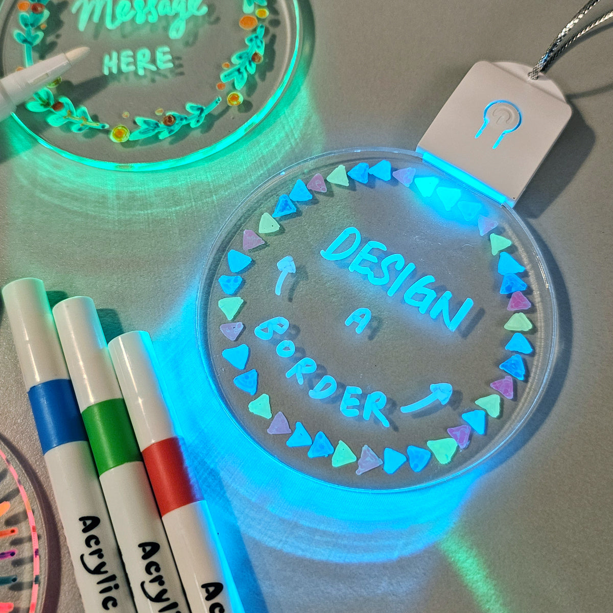 event booth workshop fringe activity light up tag message board marker drawing customise bag charm art jam Singapore make your own