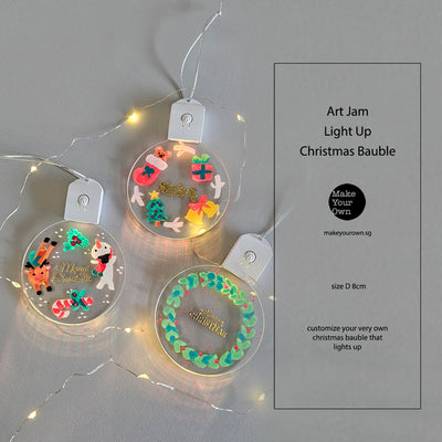 Corporate Art Jam - Light Up Christmas Bauble