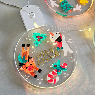 Corporate Art Jam - Light Up Christmas Bauble