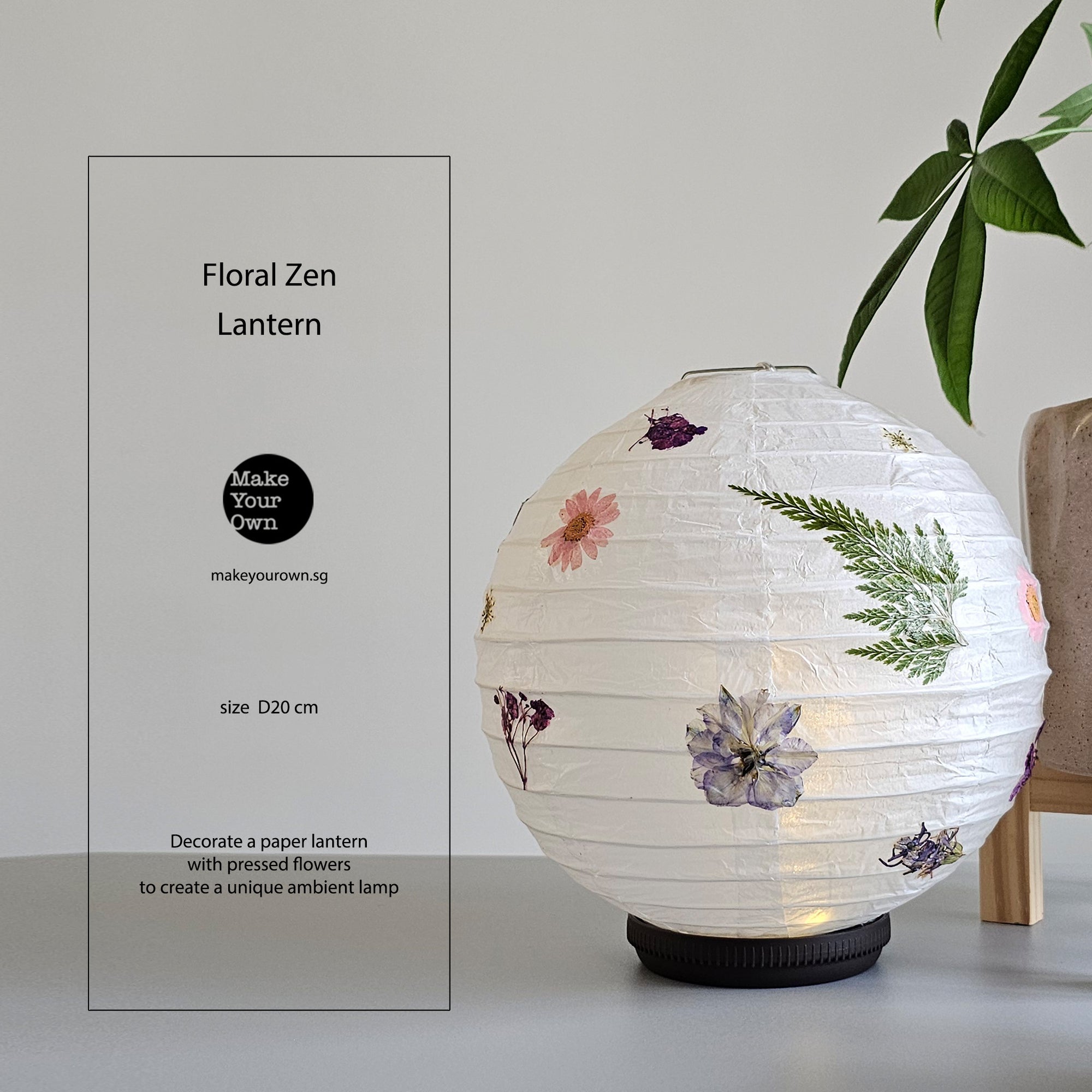 Corporate Floral Zen Lantern Workshop