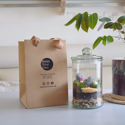 moss terrarium make your own corporate workshop Singapore