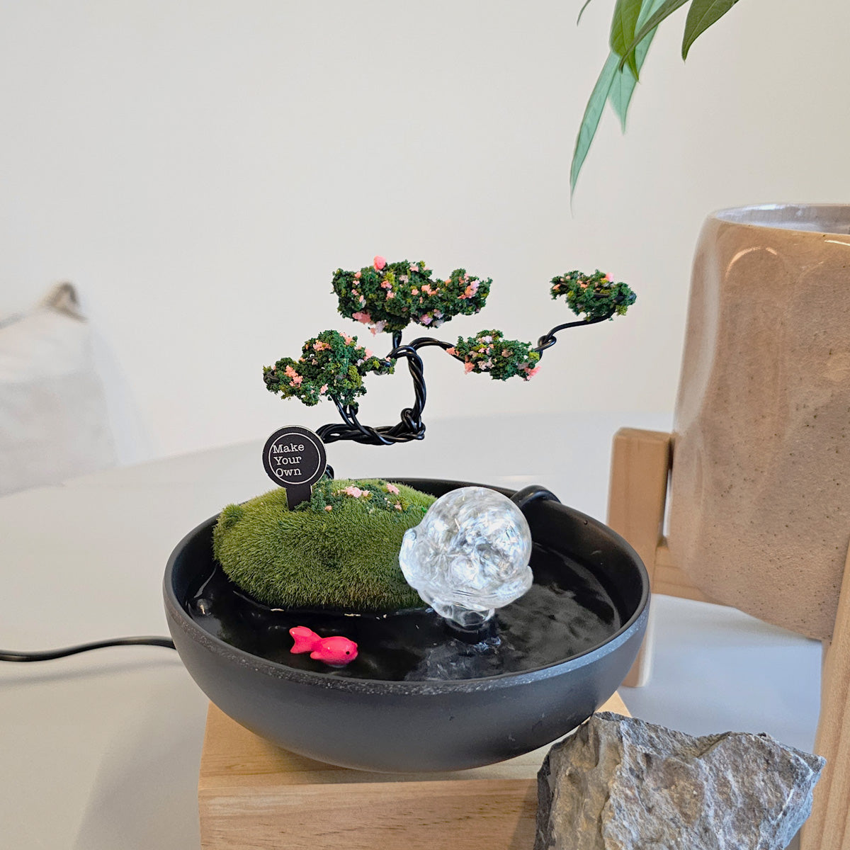bonsai tree fountain Corporate Dreamscape Zen Fountain Workshop