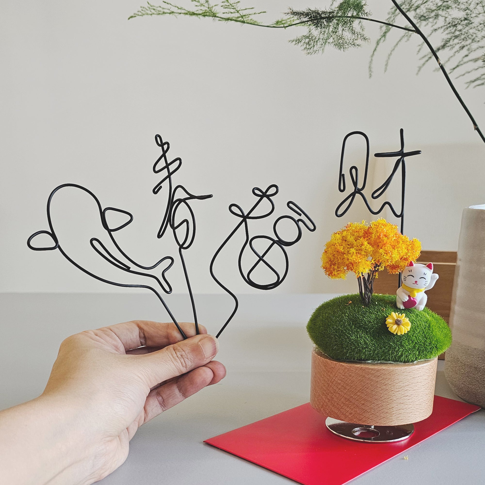 musical music box wire art mental wellness Chinese Lunar New Year corporate workshop Singapore teambuilding make your own