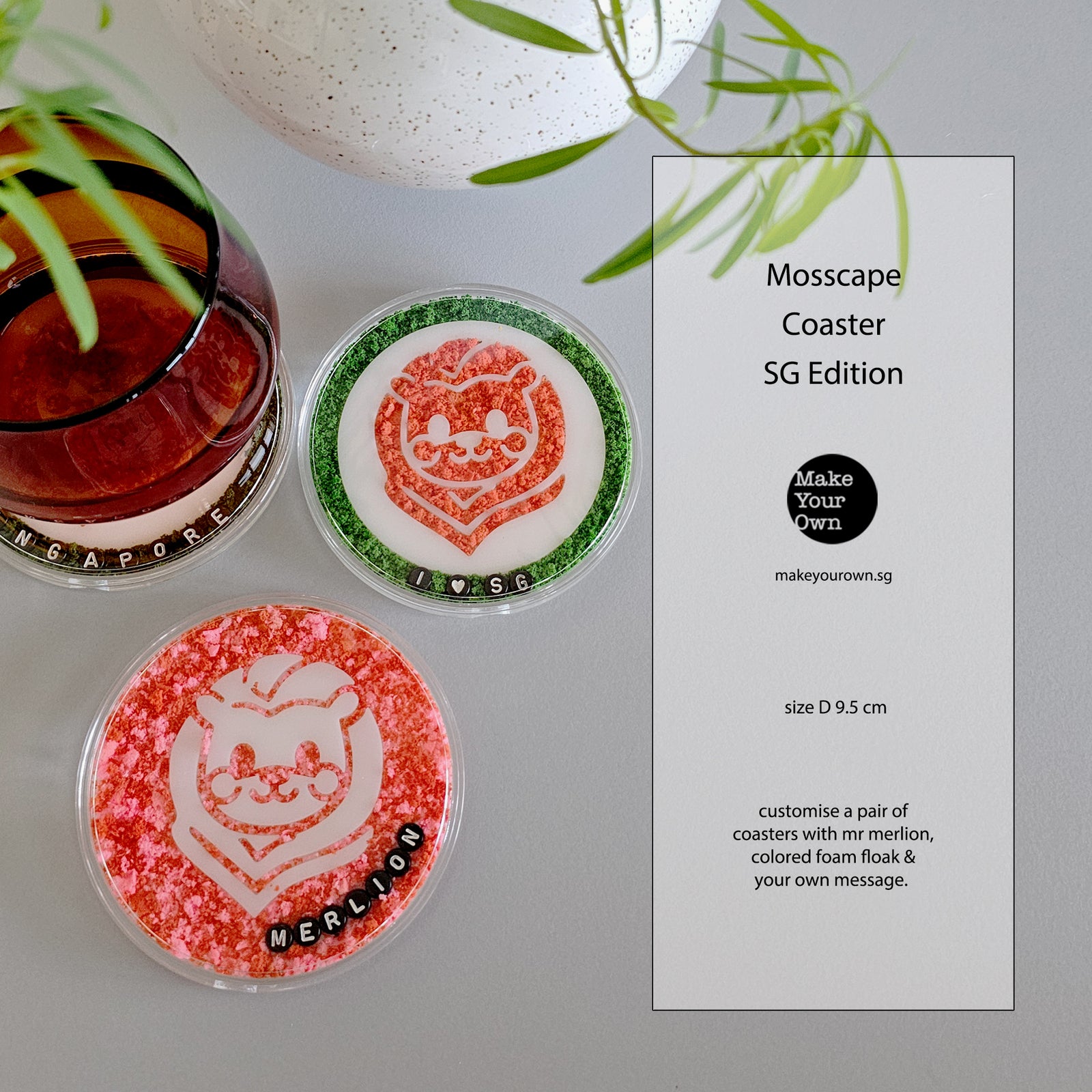 tourism board tourist souvenirs sg edition nation day celebration workshop mr merlion coaster make your own Singapore corporate workshop