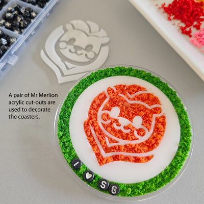 tourism board tourist souvenirs sg edition nation day celebration workshop mr merlion coaster make your own Singapore corporate workshop