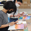 make your own acrylic painting on canvas art jam corporate workshop singapore