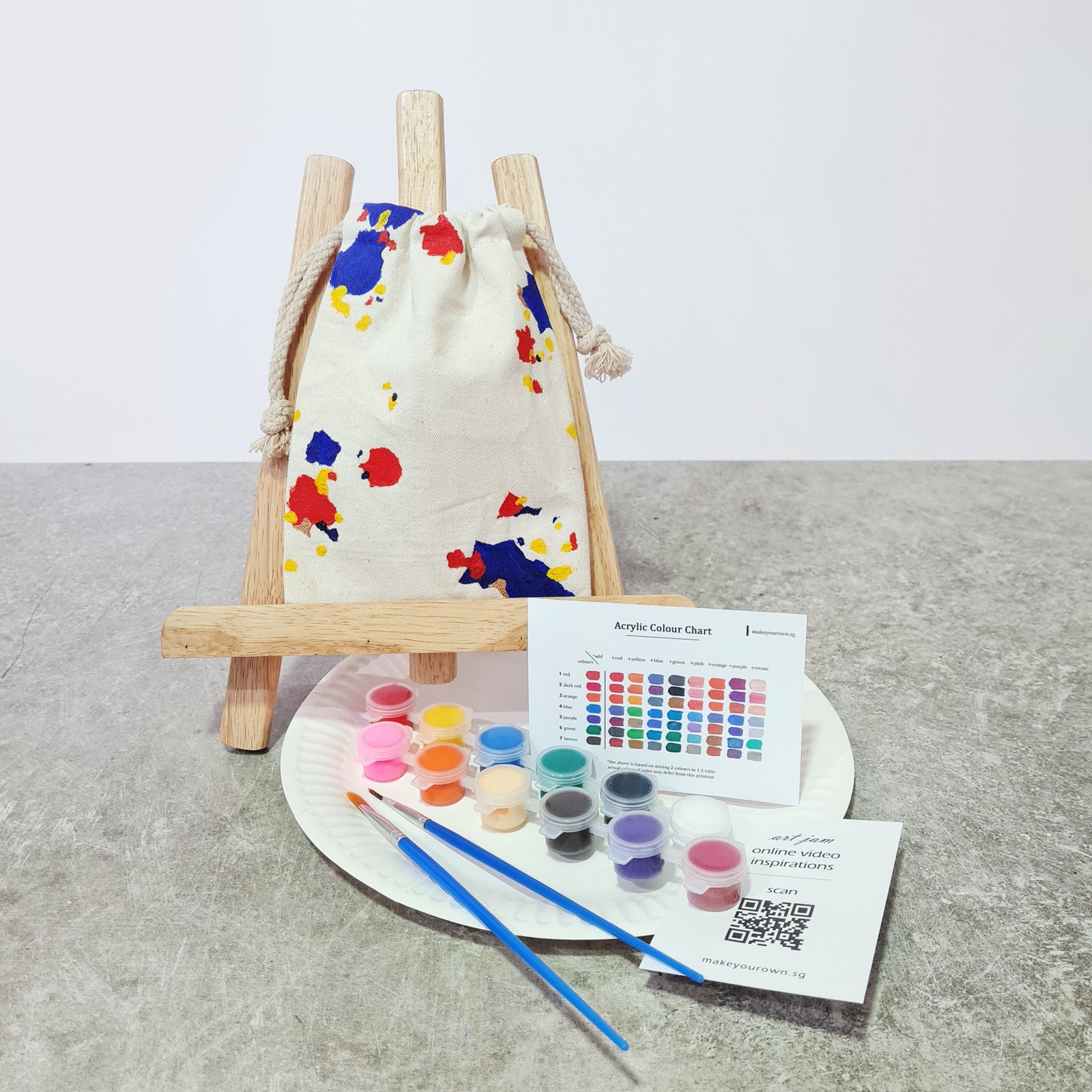 art jam pouch diy kit Singapore
