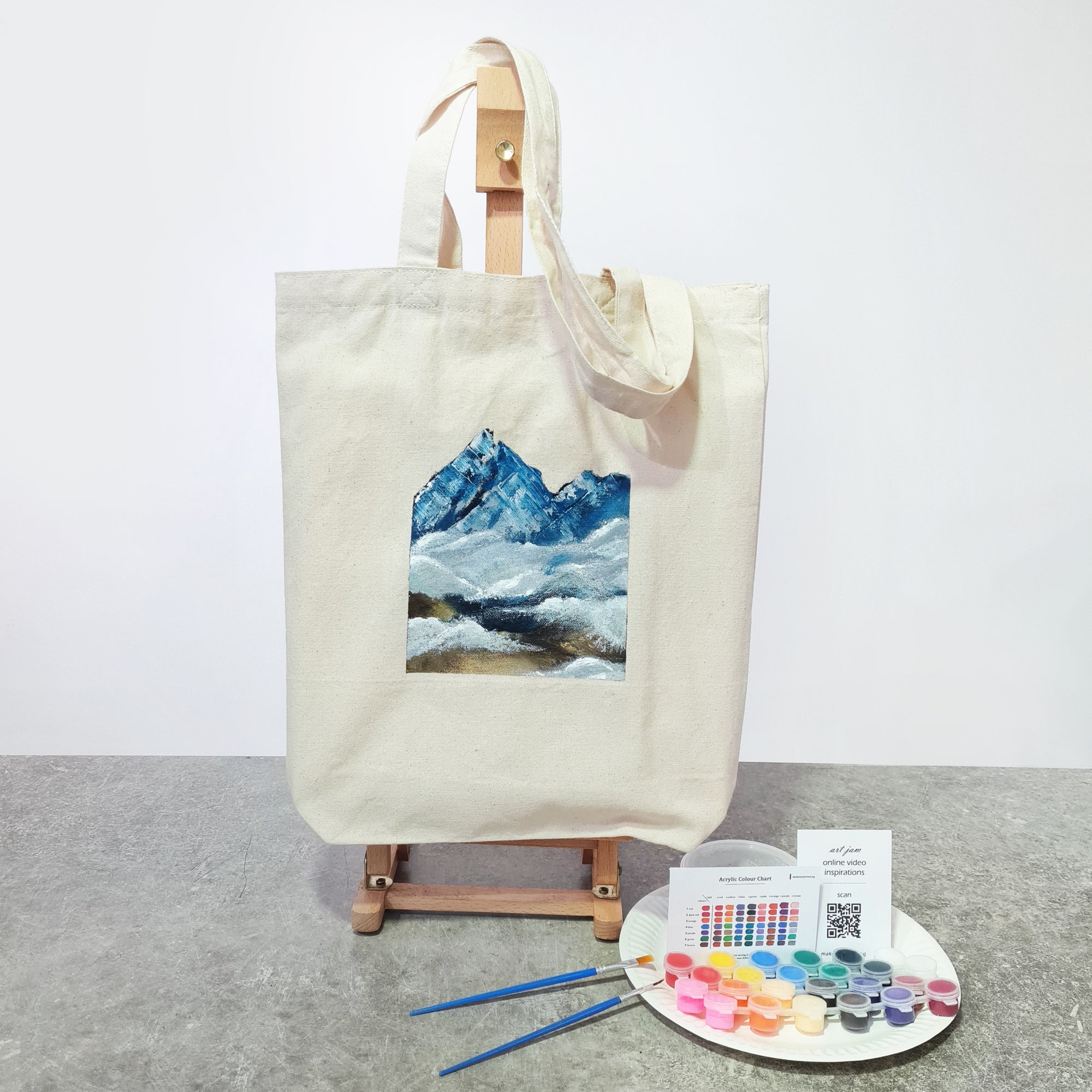 Art Jam Tote Bag DIY kit Make Your Own1