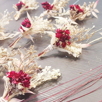 Virtual Zoom Corporate Floral Capsule Workshop Singapore Korean Bouquet Wrapping Dried Preserved Flowers