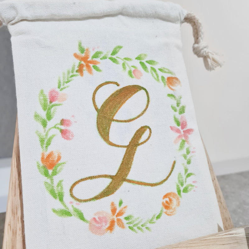 Faux Calligraphy - Floral Pouch DIY kit