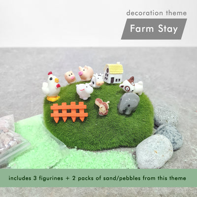 Kids Closed Terrarium (Egg Acrylic) DIY Kit