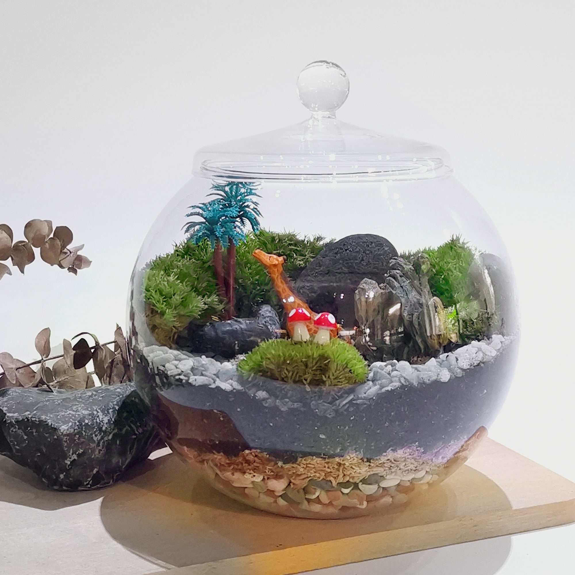 Moss Terrarium - Globe Closed Jar