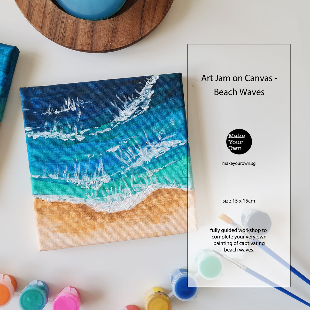 art jam corporate workshop singapore virtual beach waves