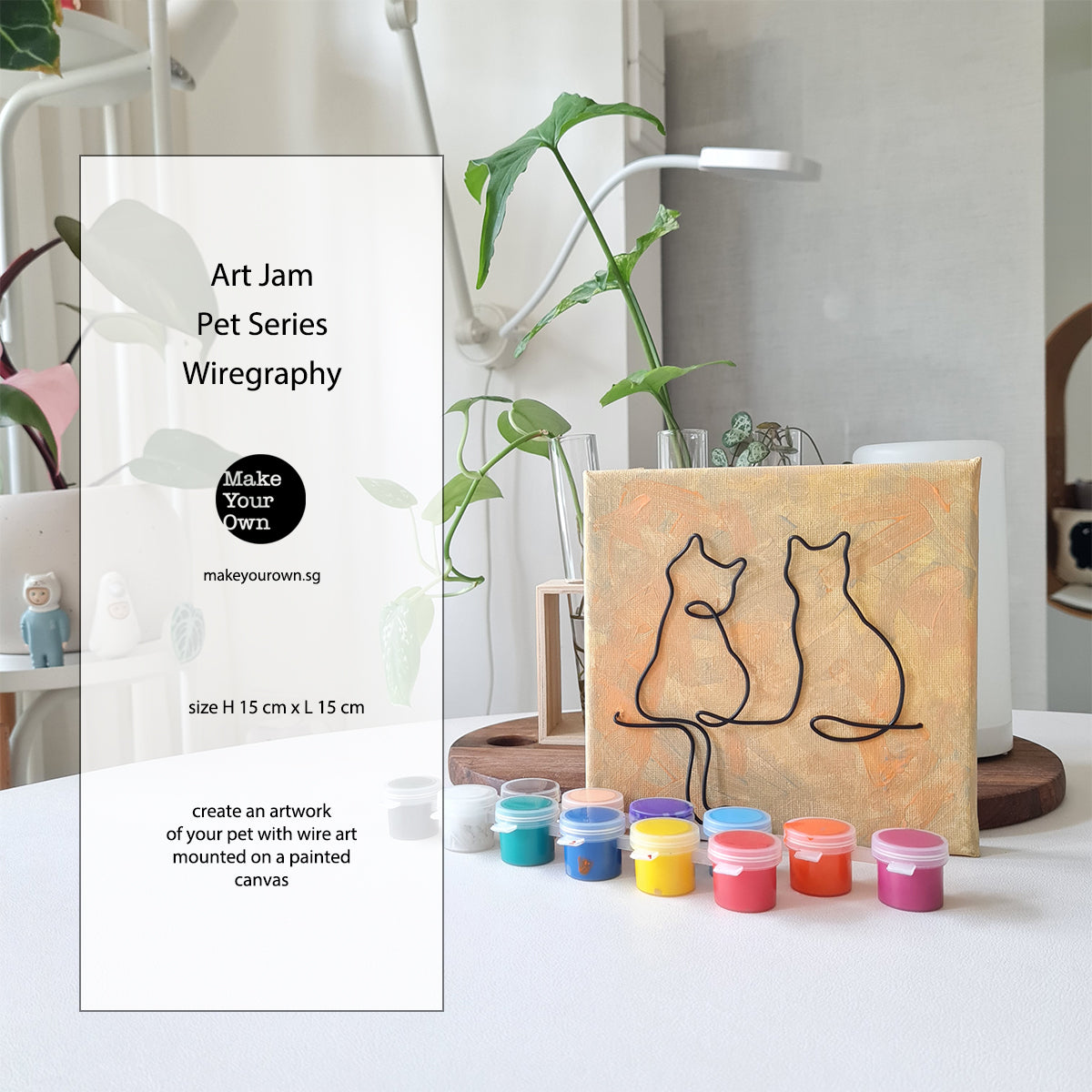 Corporate Art Jam - Pet Series Wiregraphy