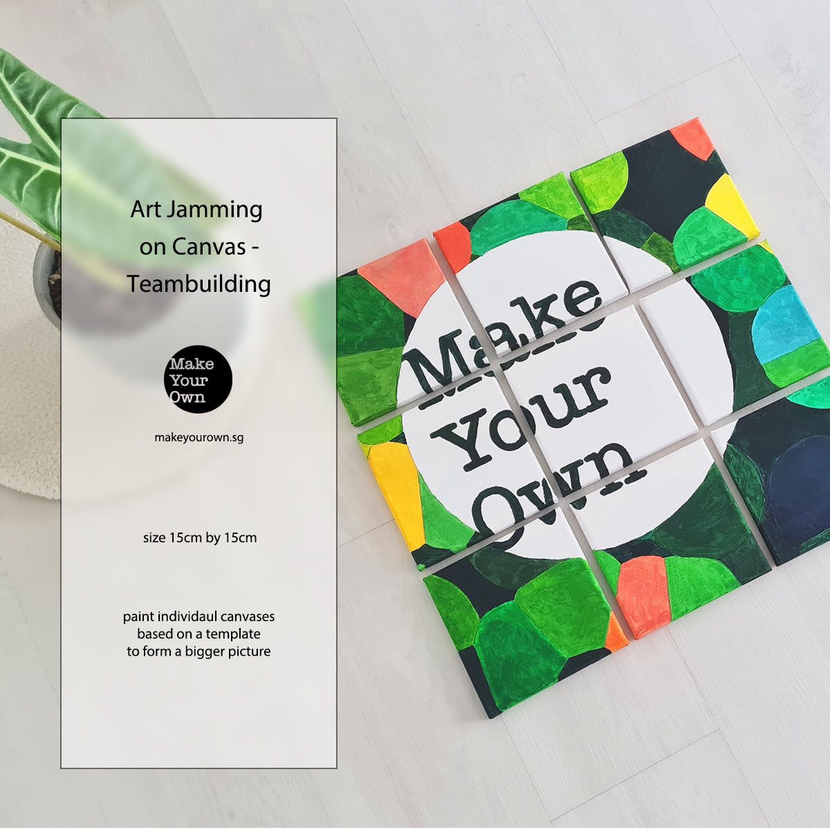 art jam canvas teambuilding workshop singapore corporate