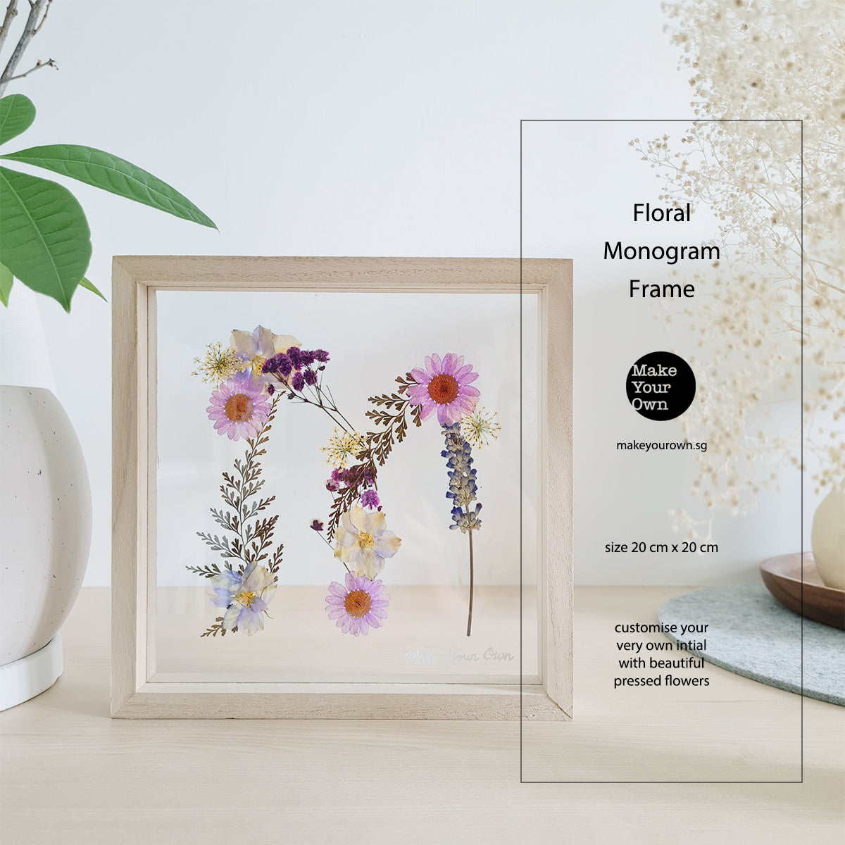 Corporate Floral Monogram Frame Workshop