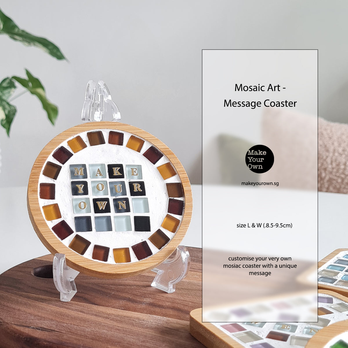 make your own mosaic coaster workshop singapore corporate team building mental wellness