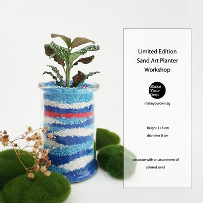 Corporate Sand Art Planter Workshop Singapore - Limited Edition